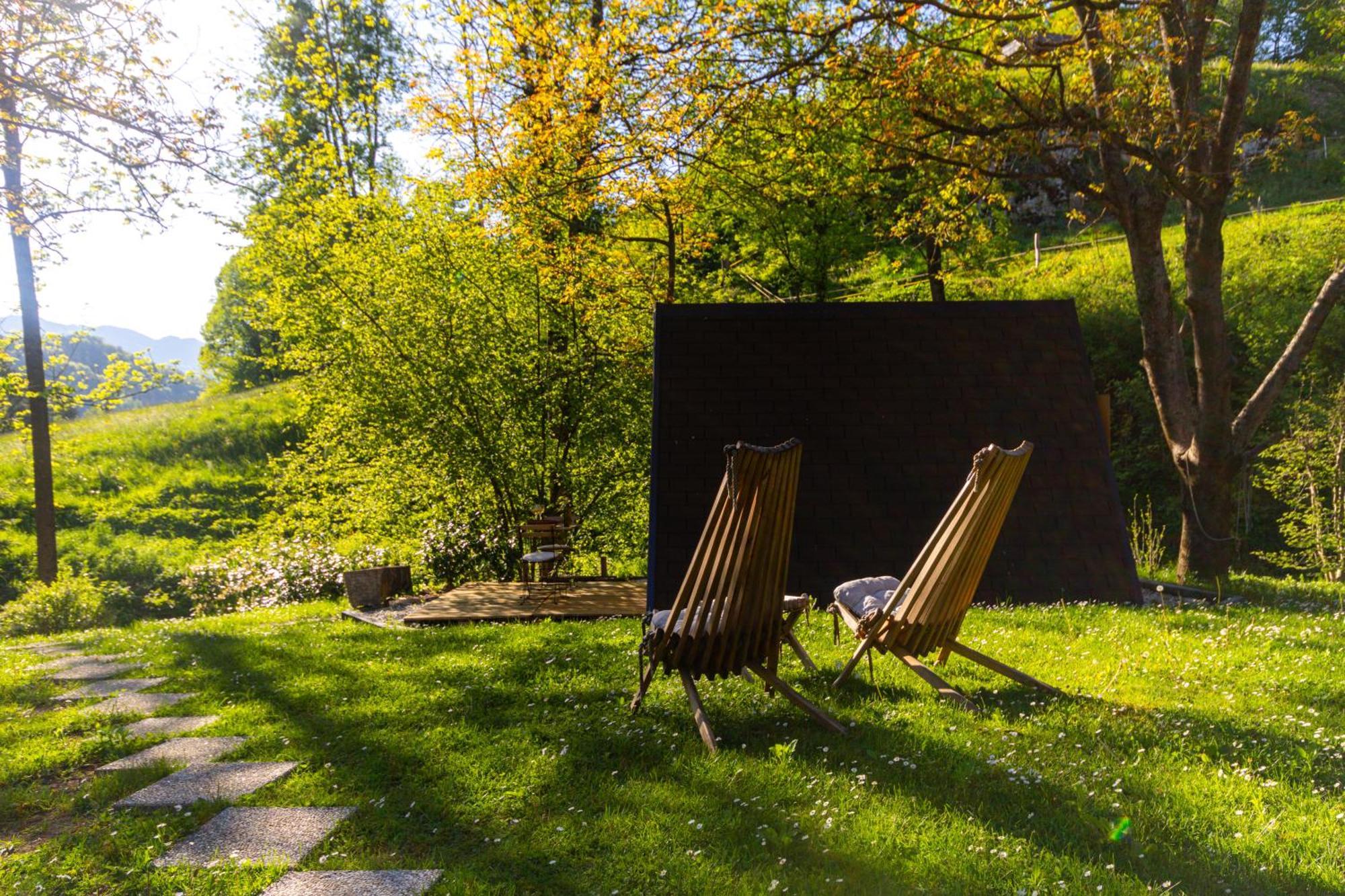 Resort Pod Orehi - Bled - Apartma & Glamping & Savna מראה חיצוני תמונה
